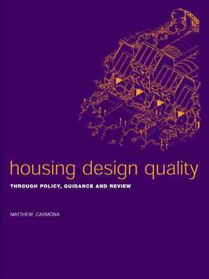 cover image of Housing Design Quality